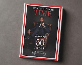 The Time-Inspired Tribute Cover (Requires Canva Pro)
