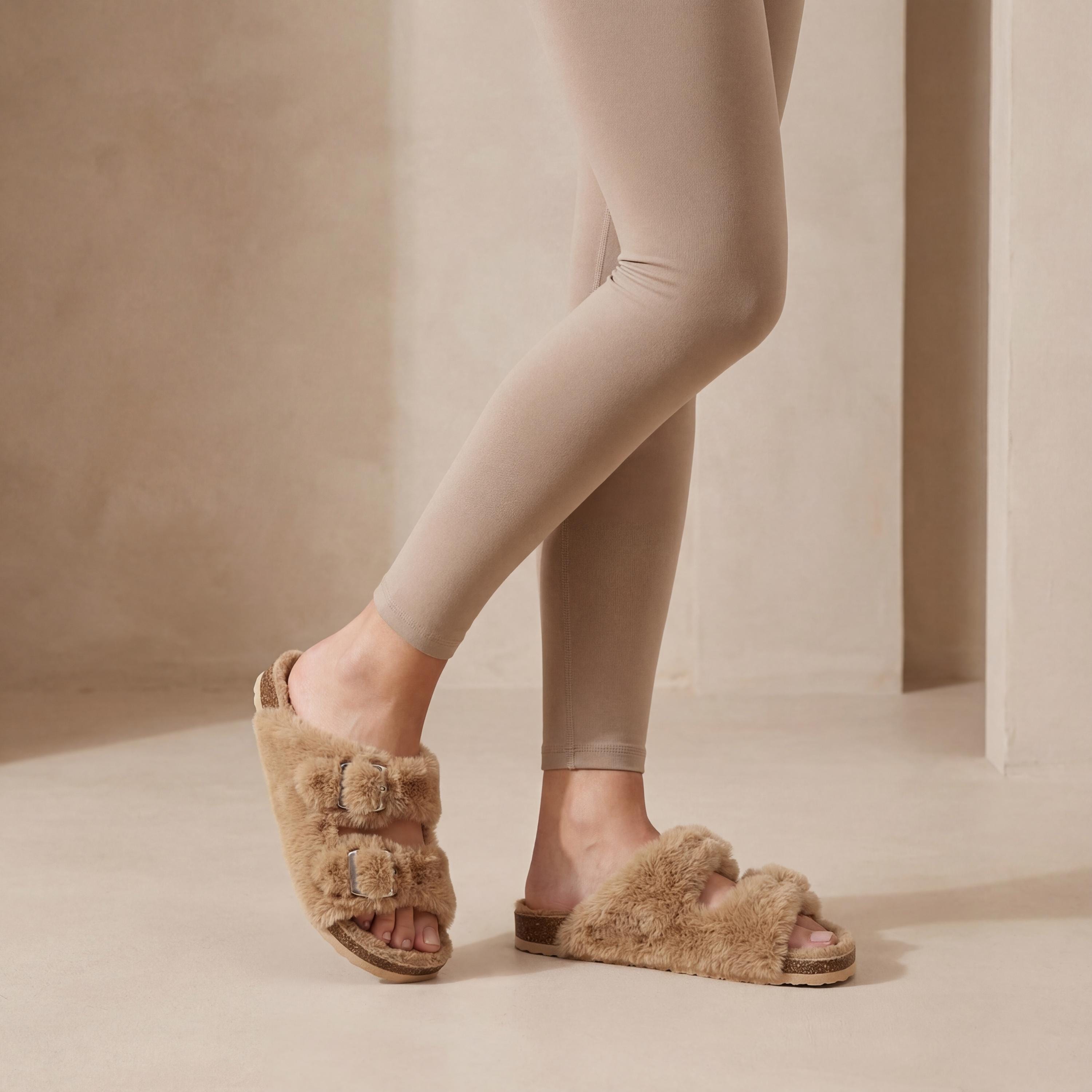 Pantofole Uomo Comfort In Feltro Con Plantare In Sughero – Zoccoli Vegani Tiburtino - 3