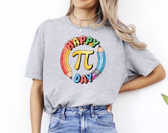 Happy Pi Day Shirt, Math Teacher Gift, Pi Symbol Tee