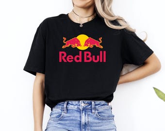 Red Bull Logo Shirt, Energy Drink Tee