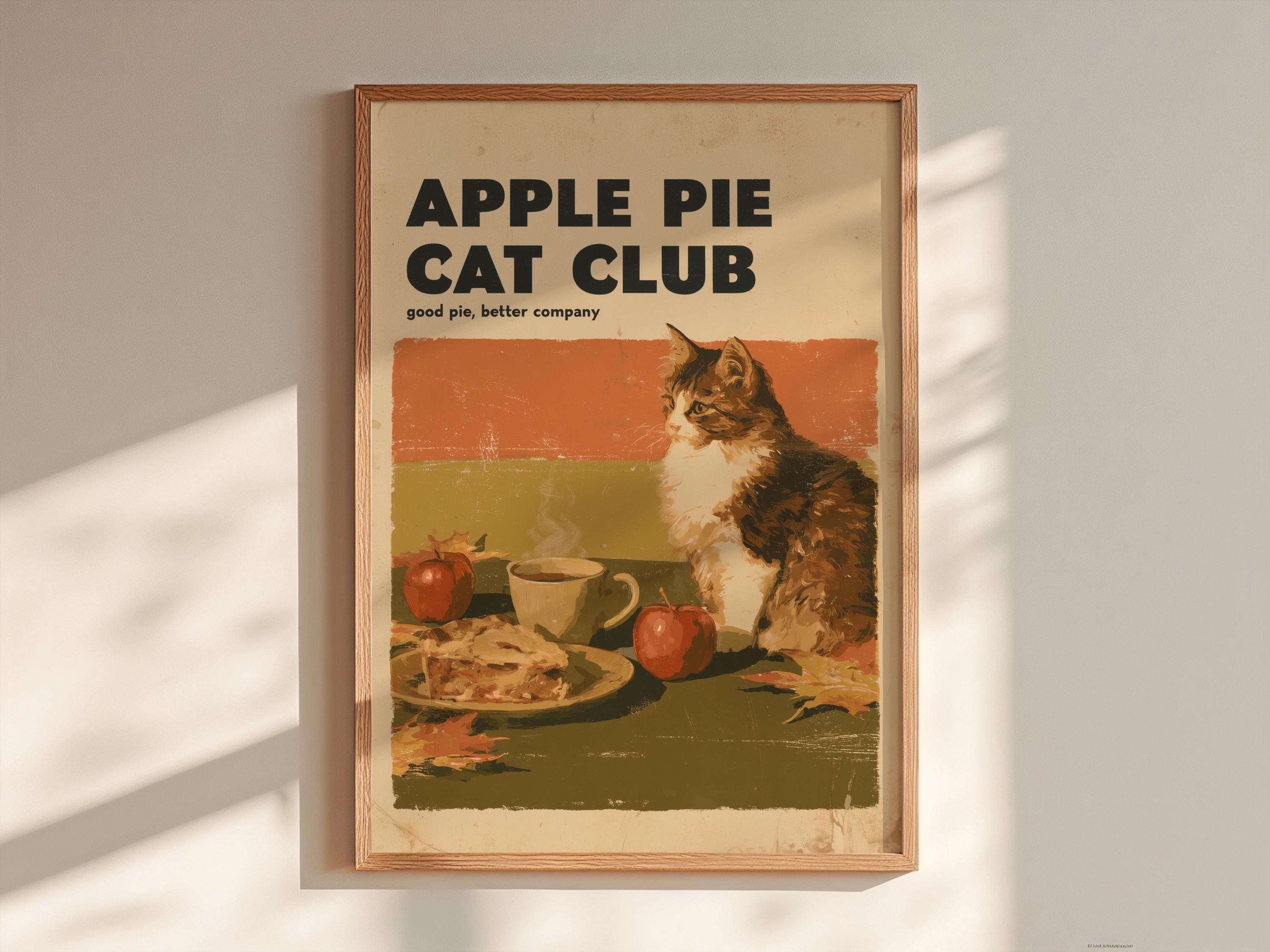 【CAT】　vintage poster 70s Cat Poster - Etsy