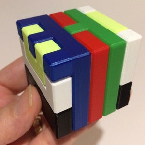 Digital STL files for PIP4 puzzle cube 3D printer ready image 4