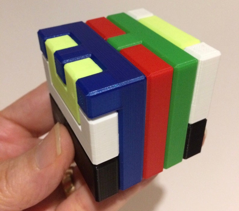 Digital STL files for PIP4 puzzle cube 3D printer ready image 4