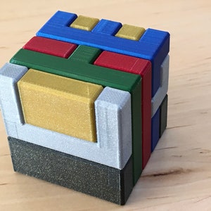 Digital STL files for PIP4 puzzle cube 3D printer ready image 2