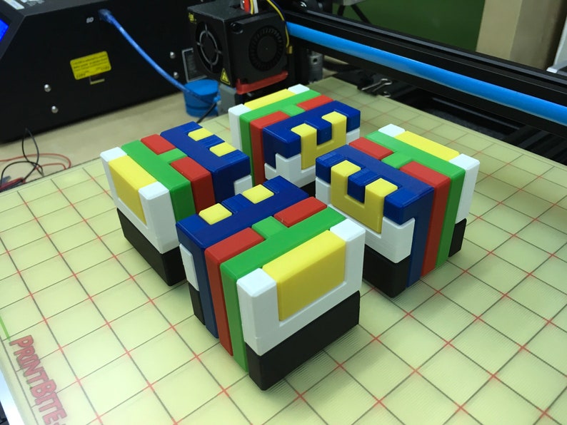 Digital STL files for PIP4 puzzle cube 3D printer ready image 3