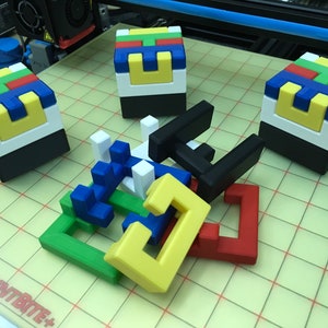 Digital STL files for PIP#4 puzzle cube - 3D printer ready