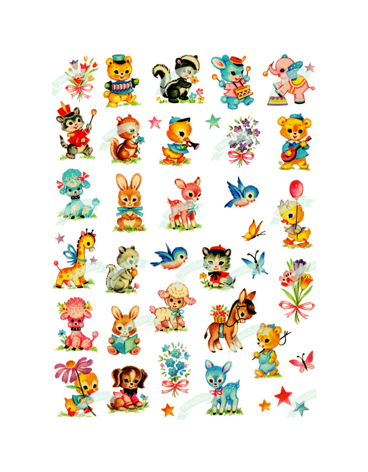 TINY Baby Animals Vintage Digital Download Fluffy Animals - Etsy TINY Baby Animals Vintage Digital Download Fluffy Animals - Etsy