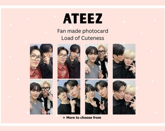 ATEEZ Fan-Made Load of Cuteness Photocards