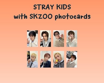 Stray Kids with SKZOO Fan-Made photocards