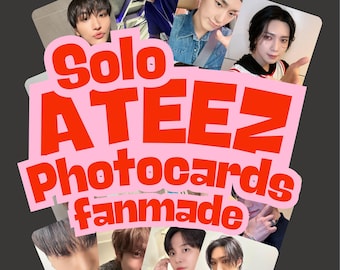 Ateez SOLO Fan-Made Photocards