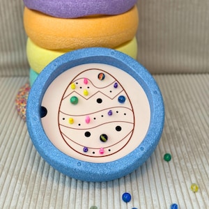 Stacking Stone Accessories | 3D Print File, STL File 3D Print, Stacking Stone Activity Plates, Marble Game, Montessori Toy for Ages 1+, Easter Egg