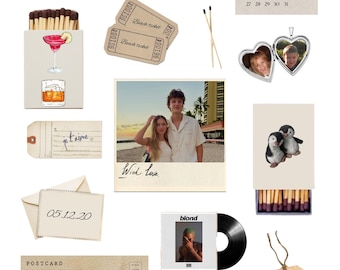 Beige matchbox poster