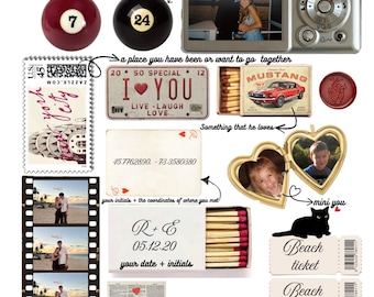 Personalized matchbox poster