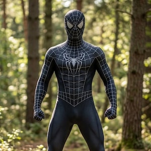 Black spiderman costume - Etsy 日本