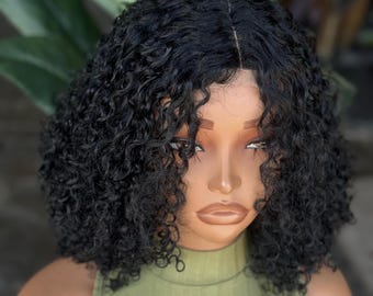 Ready to Ship Nana Unit | 10" Human Hair Blend Glueless Closure Wig
