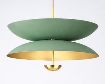 Lámpara de araña minimalista, lámpara de techo artesanal de mediados de siglo, lámpara colgante de lujo para decoración.