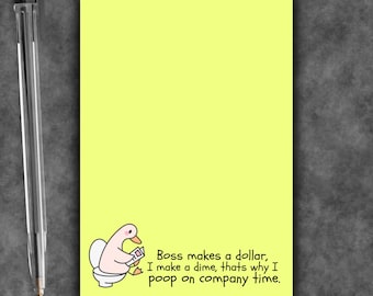 Funny Notepad, Funny Animal Notepad, Notepads For Work, Animals, Sarcastic Notepad, Funny Stationery, Cute Notepads, Funny Saying Notepad