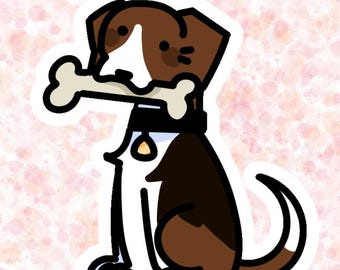 Pegatina de Beagle adorable