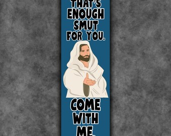 Jesus Bookmark, Funny Bookmarks, Dark Romance, Smutty Bookmarks, Book Lovers Gifts, Book Worm Gifts, Smut Bookmark, Smut Gifts, Funny Stuff