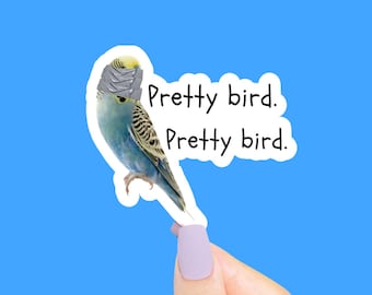 Pretty Bird Sticker, Funny Stickers, 90s Stickers, 90s Movie Quote, 90s Nostalgia, Dumb and Dumber, Funny Decals, Funny Gifts