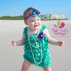 Baby girl romper and headband set online