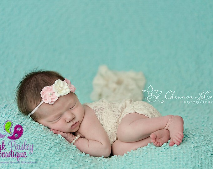 Newborn Headbands Baby Headband Light Pink Headband Baby Etsy