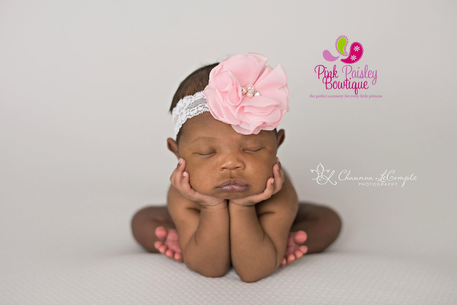 Newborn Headbands Baby Headband Light Pink Headband Baby Etsy