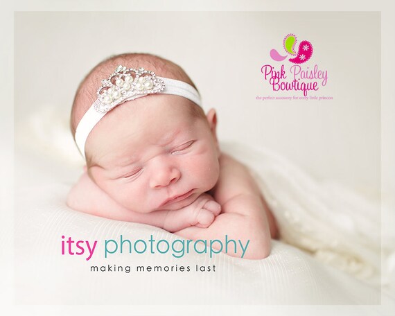 Baby Girl Headband- Baby Headbands Infant Tiara Headband Baby