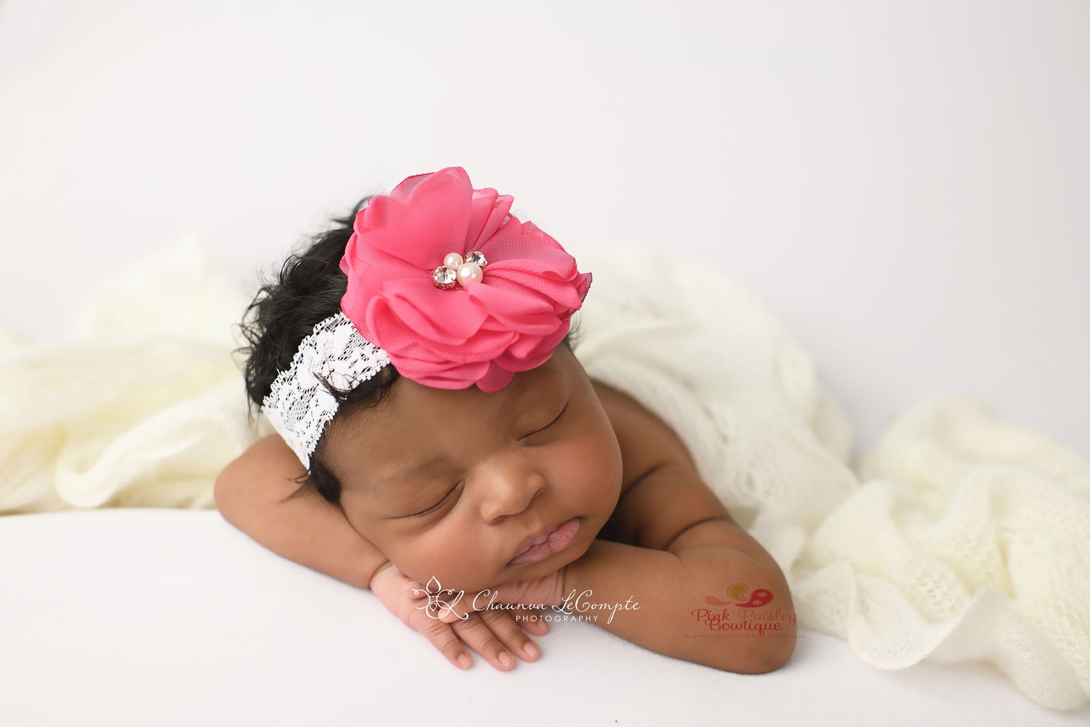 Newborn Headbands Baby Headband Light Pink Headband Baby Etsy