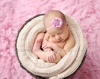 Baby Headband, Baby girl headband, pink baby headband, infant headbands, Baby bow, newborn headband, toddler girl hairbos