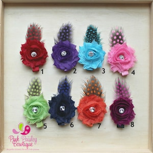 Baby Hairclips - You Pick 2 - Baby Alligator Hair Clips - Toddler Hairclips - Baby Hairbows. Shabby Hair Clip. Baby Hair Accessories