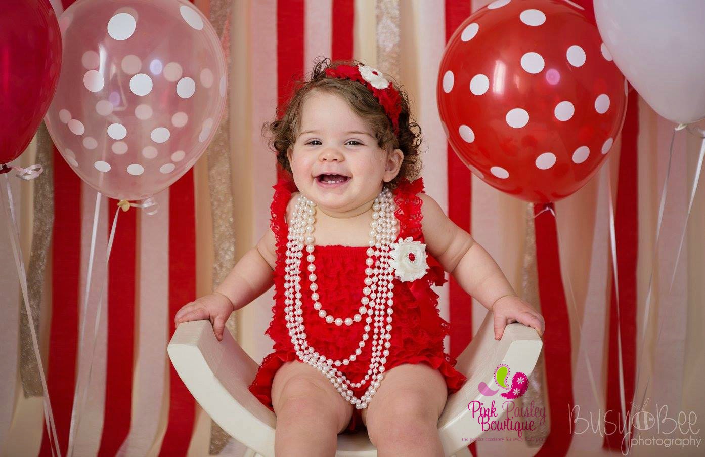 red birthday dress for baby girl