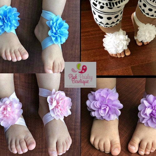 Baby Shoes Baby Barefoot Sandals Toddler Sandal Newborn - Etsy