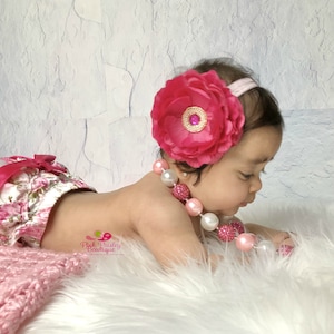 Baby Diaper Cover Set- 6, 8, 9 month Sitter Photos - Baby Girl Photo Outfit- Baby Bloomer Set - Cake smash outfit-Ruffle Baby Diaper cover