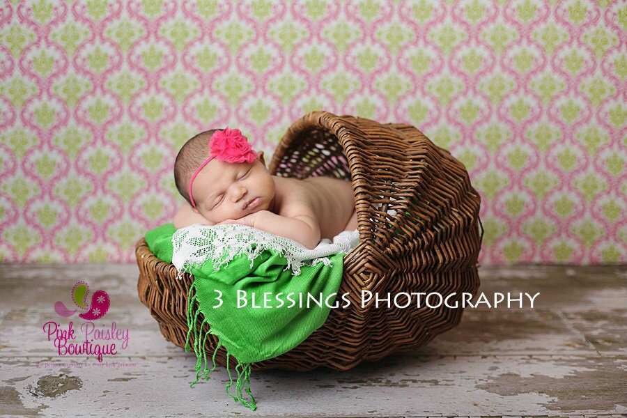 Baby Headband Set of 4 Baby Girl Headbands Baby Shower Etsy