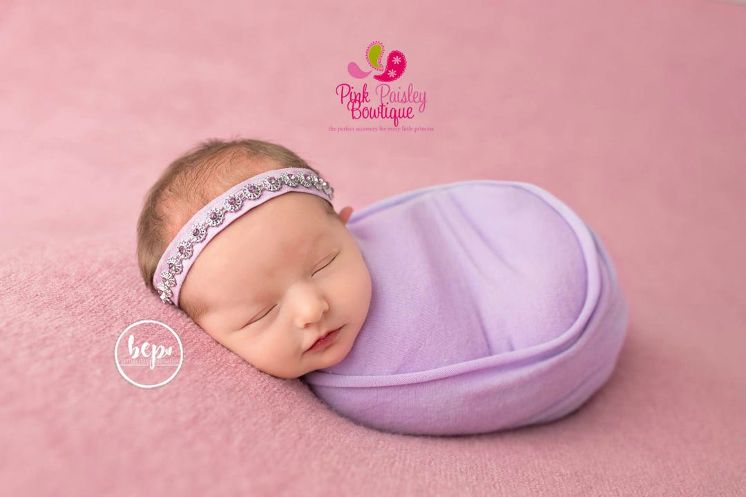 Rhinestone Baby Headband 3 Colors Princess Headband 1st Etsy