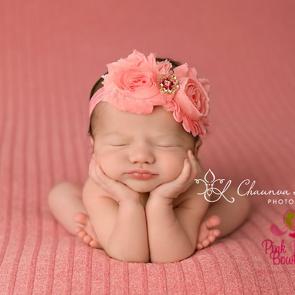 Shabby Chic Baby Headband Set: You Pick 3, Infant Hair Accessories