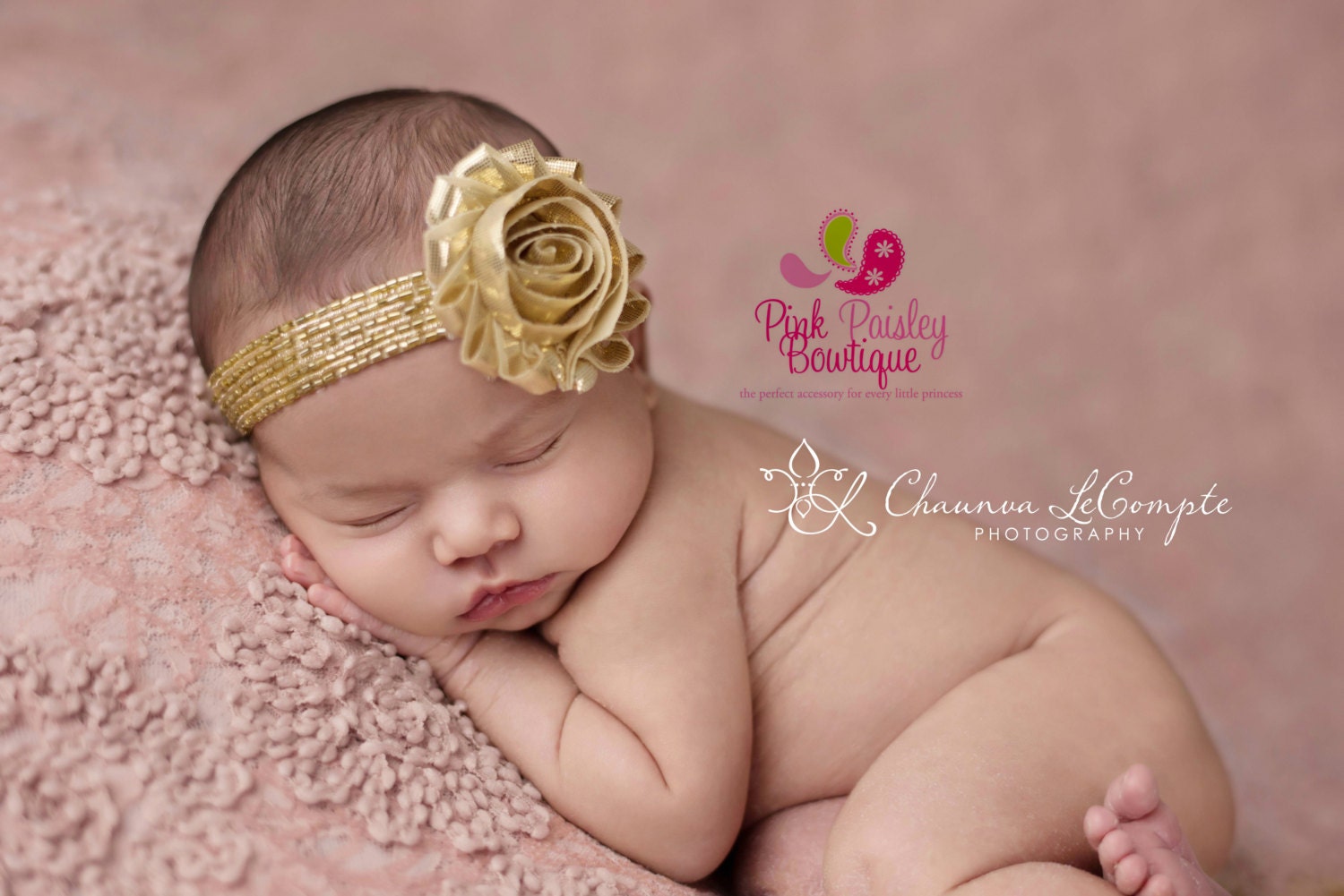 gold glitter headband baby