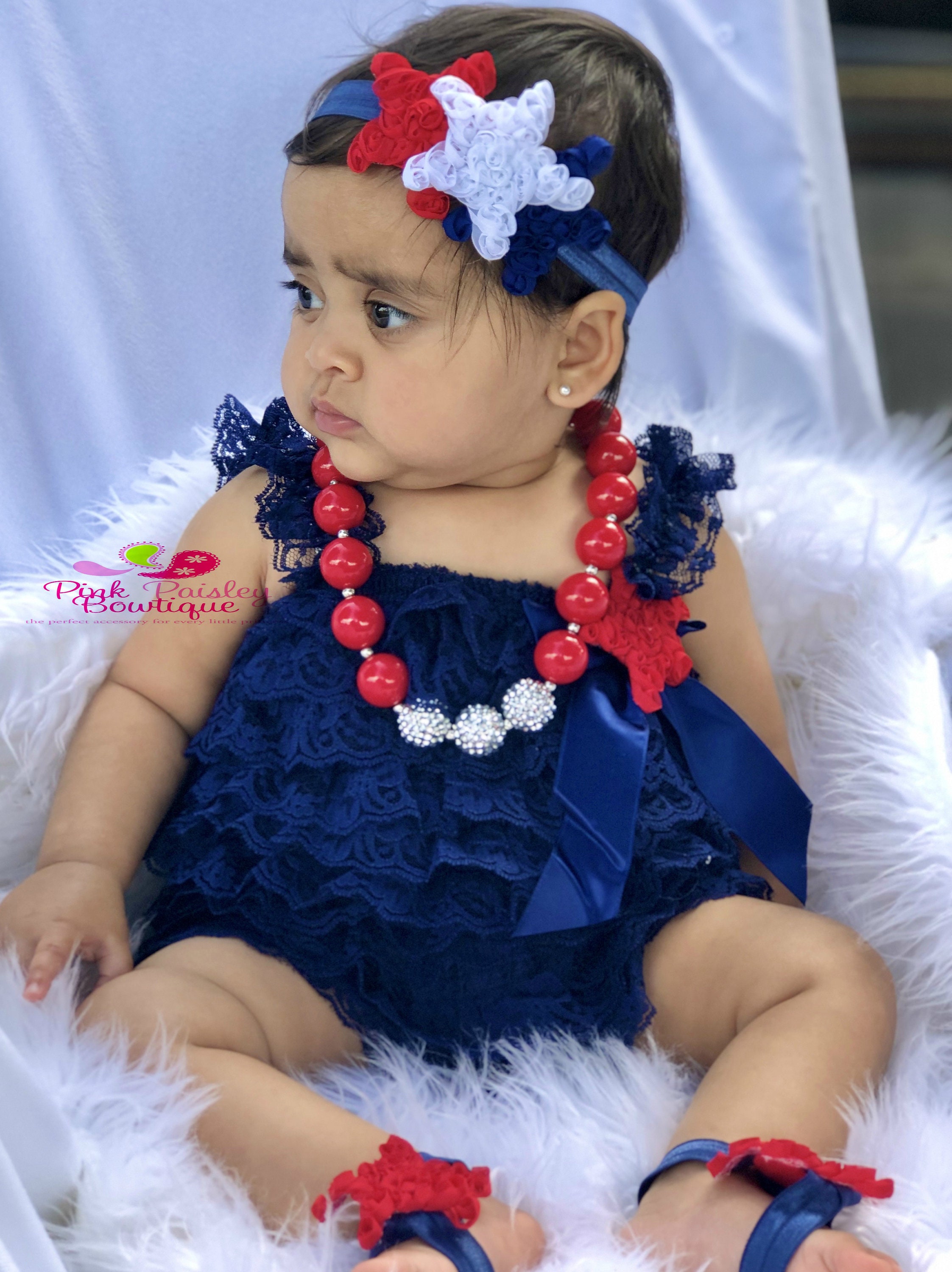 navy blue romper outfit
