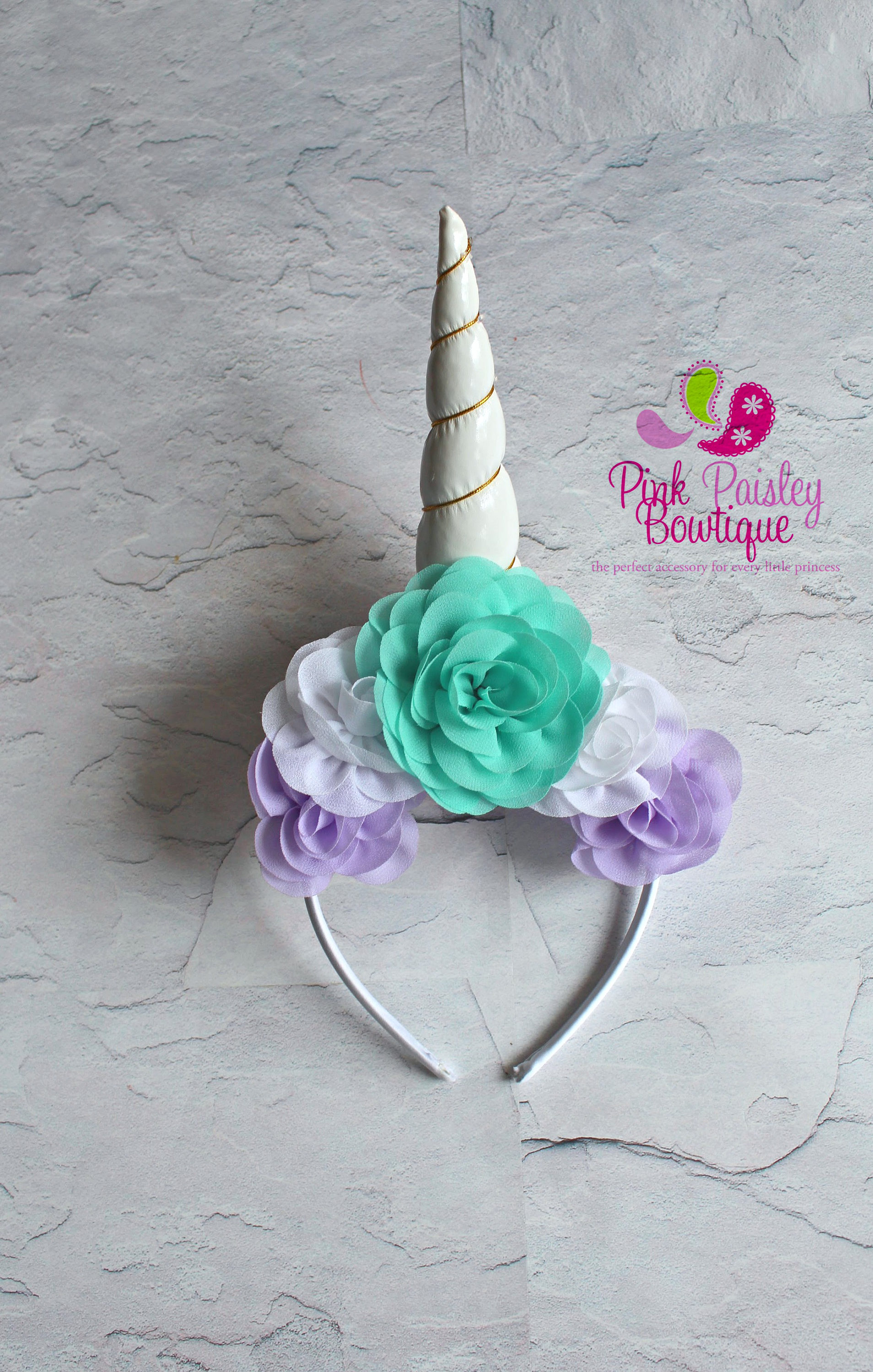 unicorn headband for baby girl