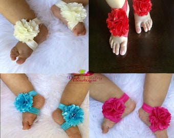 You pick 1 Baby Shoes - Baby Barefoot Sandals - Toddler Sandal - Newborn Sandal - Newborn Shoes - Baby Sandals - Baby Girl Barefoot Shoes