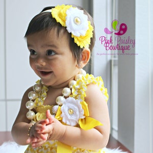 baby ruffle romper 1st Birthday outfit yellow infant sunshine birthday outfit baby couture outfit 1st birthday baby coming home yellow dress