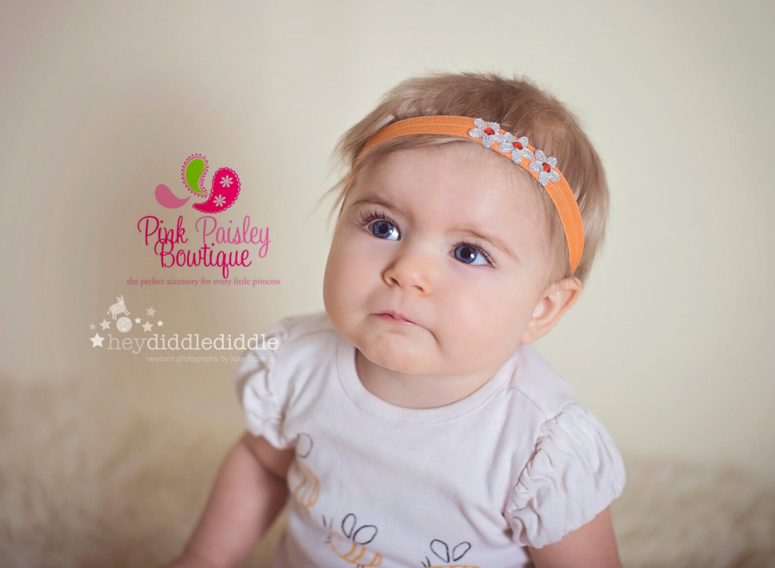 Baby Headband Infant Headbandsbaby Headbands Newborn Photo Etsy