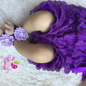Newborn Coming Home Outfit girl. Baby Girl Coming Home Outfit. Purple Baby Girl Dress. Cake Smash Outfit. Baby Girl Clothes, Hospital Photos image 2