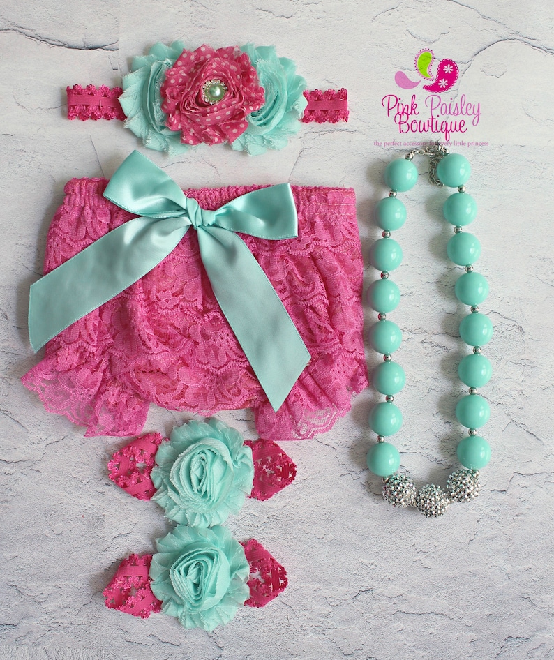 Baby Lace Bloomer Set Newborn Headband and Bloomers Newborn Etsy
