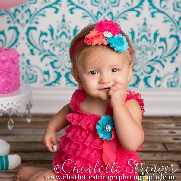 Baby Girl Outfit - Ruffle Rompers - Baby Romper - Coral Romper - Baby Girl 1st Birthday Outfit - Cake Smash Outfit - Baby Girl Cake Smash