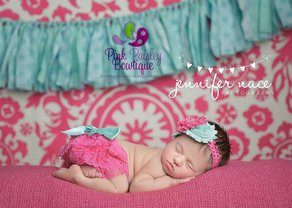 Baby Lace Bloomer Set Newborn Headband and Bloomers Newborn Etsy