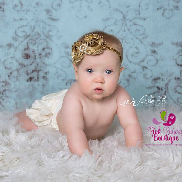Gold Baby Headband Etsy