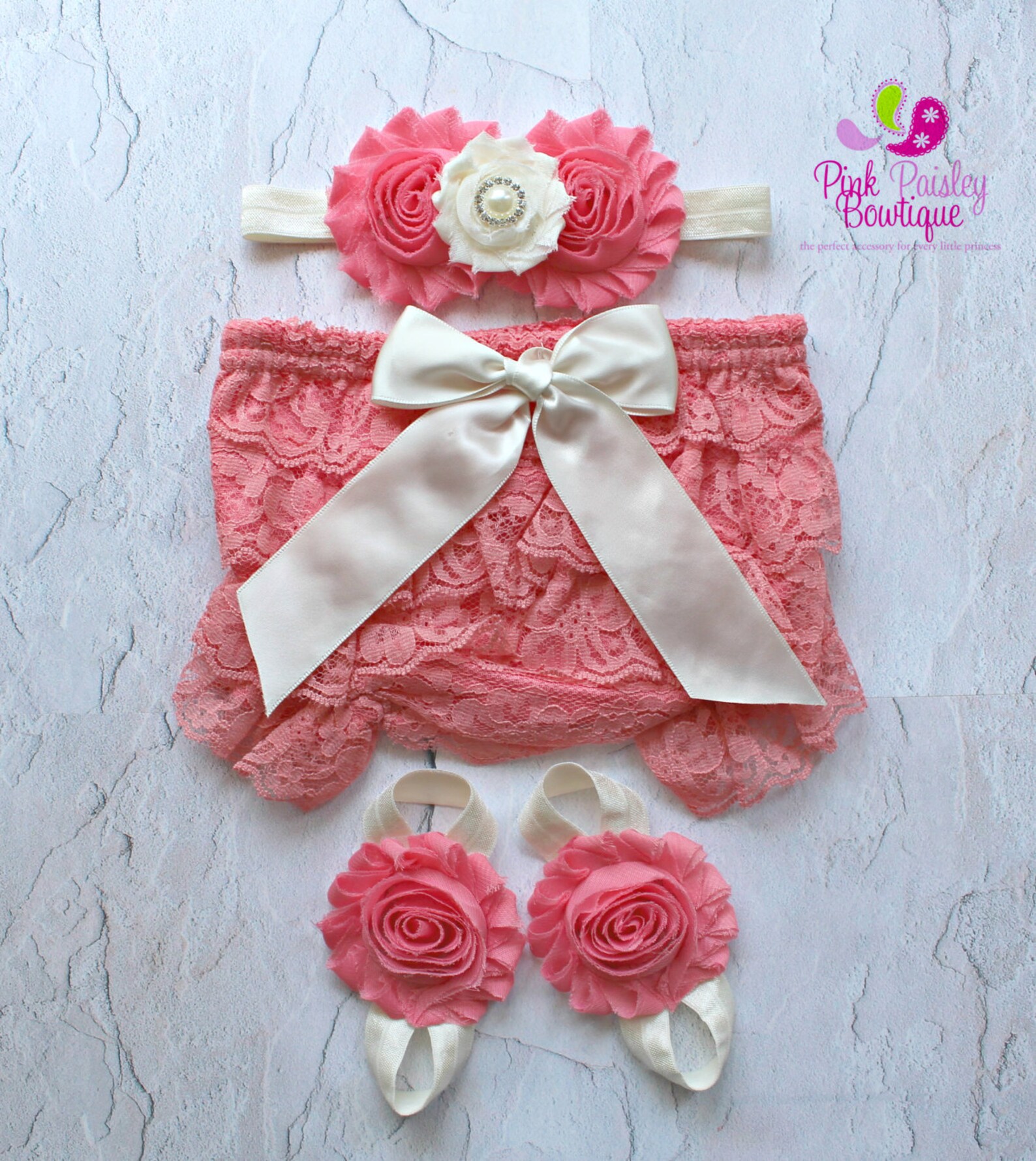 Newborn Photo Outfit Baby Girl Diaper Cover Baby Lace Etsy