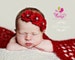 RED CHRISTMAS  headband Baby Headband- Easter Bows - 8 Color Options - Baby Girl Headbands  Baby band - Infant Headband - Red Headband - 